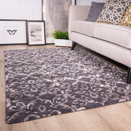 Hepburn Wool Dark Grey Rug