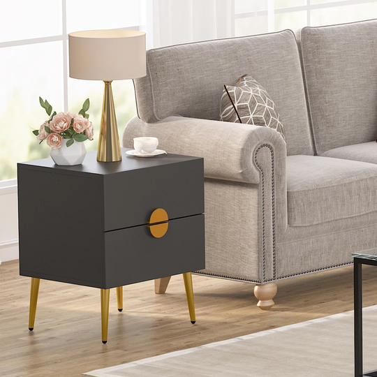 Tamber 2 Drawer Bedside Table