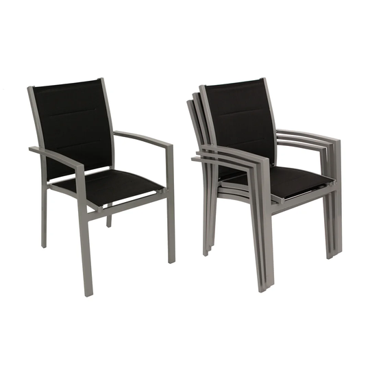 Molucca Stacking Garden Chair Set