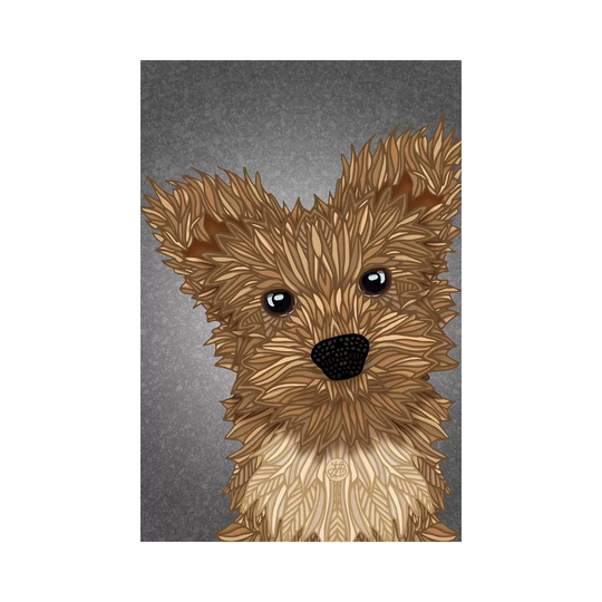 Yorkie Poo by Angelika Parker - Wrapped Canvas Graphic Art