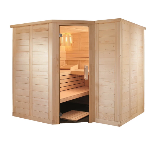 SENTIOTEC POLARIS LARGE Corner Sauna 234X144cm