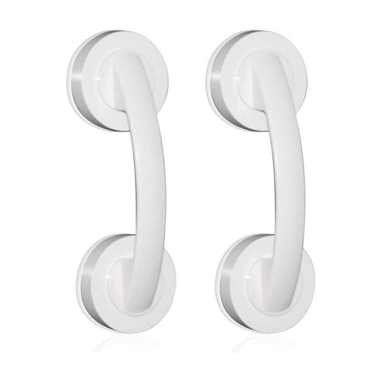 Kitchen-dream Suction Cup Door Handle 2pcs Bathroom Anti-Slip Suction Rails, Portable Mobility Handle with Super Strong Suction Cup for Shower Room