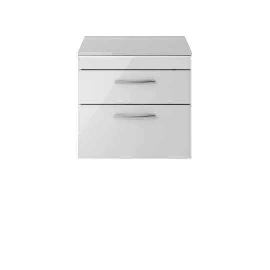 60cm Wall-Mounted Under Sink Storage Unit