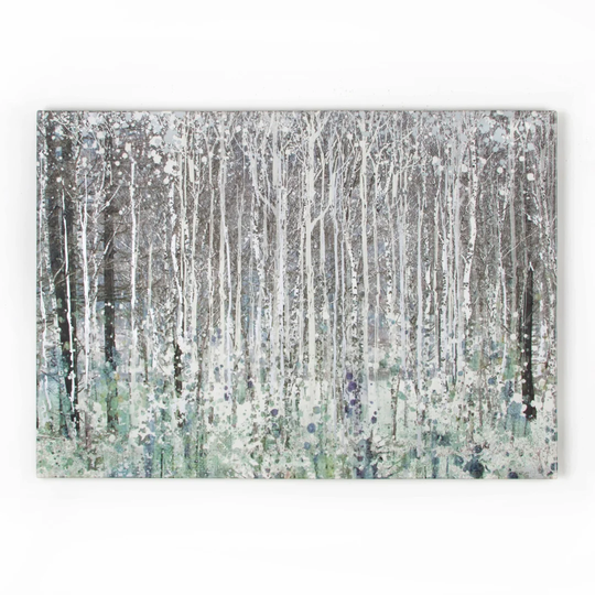 Watercolour Woods - Art Print on Canvas