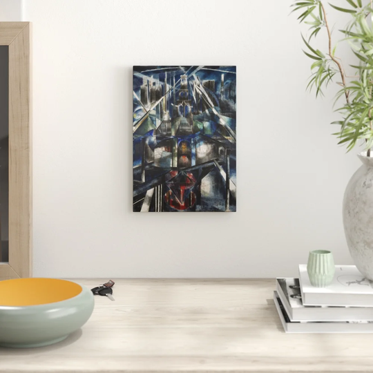 'Brooklyn Bridge' by Joseph Stella Graphic Art