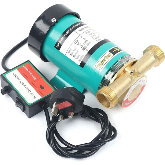 120W Hot Cold Water Pressure Pump Booster Pump for Shower Home Garden Irrigation Washing Machine
