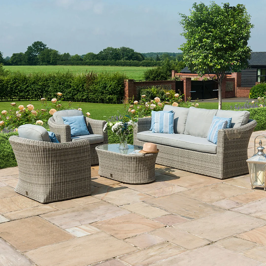 Errado Oxford 3 Seat Rattan Sofa Set