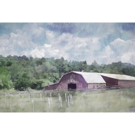Barn in the Pasture - Unframed Painting