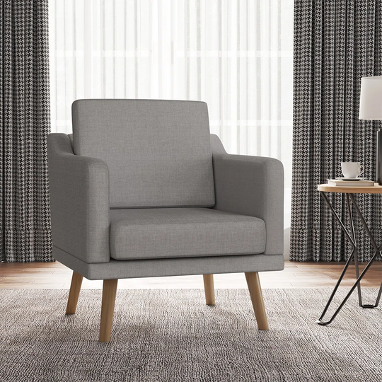 Thayne 75Cm Wide Linen Armchair