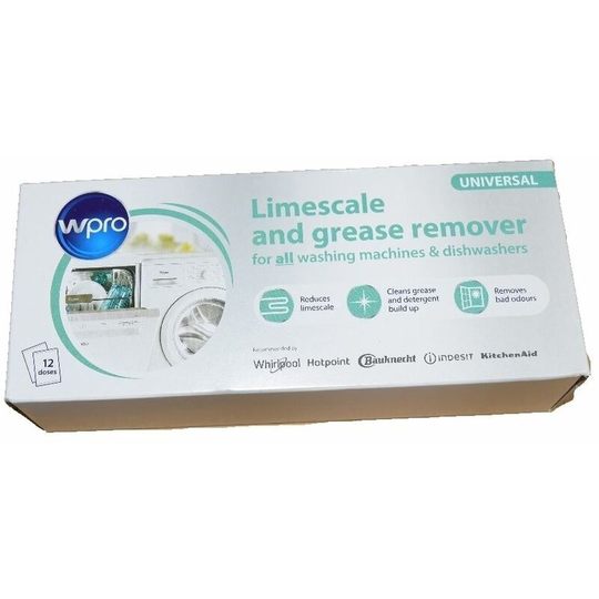 Limescale & Detergent Remover - Pack of 12 for Hotpoint Washing Machines