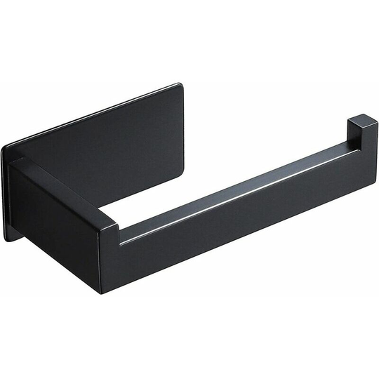 Sus 304 Stainless Steel Self-Adhesive Toilet Paper HolderBlack Toilet Paper Holder for Bathroom and Kitchen