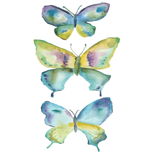 Jeweled Butterflies IV by Chariklia Zarris - Wrapped Canvas Painting