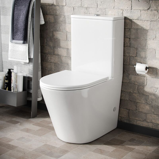 Neshome - Bella Round Close Coupled Cistern, Pan and Seat