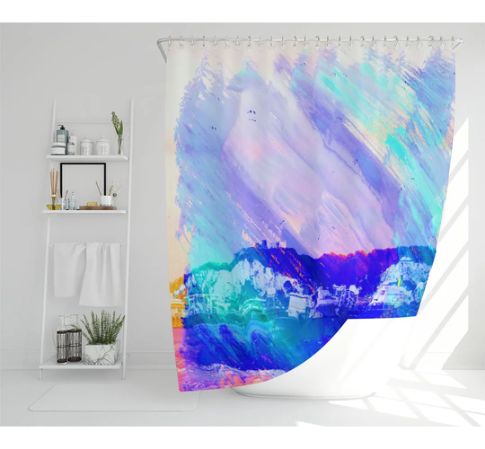 Dimari Polyester Shower Curtain Set