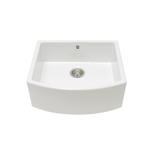 59.7cm x 53.1cm Single Bowl Farmhouse Kitchen Sink