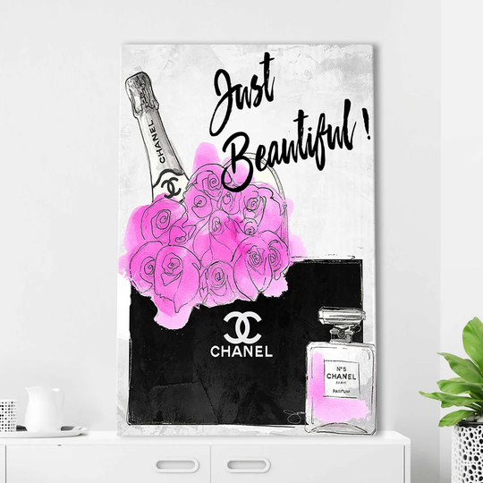 Just Beautiful by Jodi - Wrapped Canvas Painting Print
