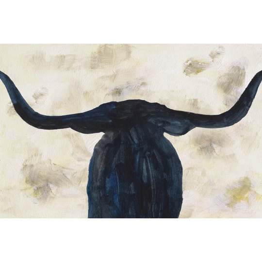 Blue Shadow II - Wrapped Canvas Painting