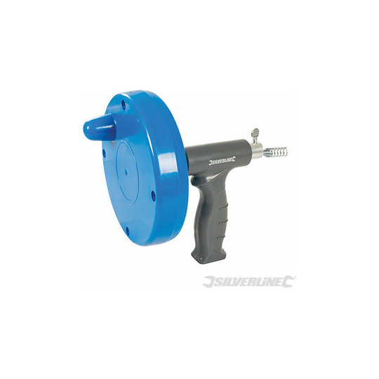 Drain unblocker Flexible Rod Auger Pipe Cleaner Plumbing Tool 395010 - Silverline