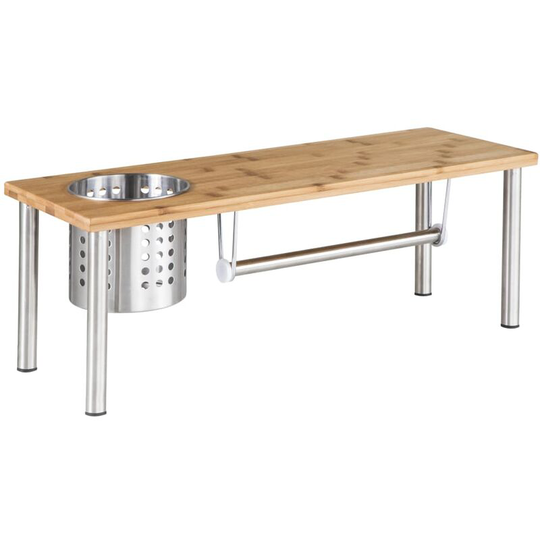 Bamboo Kitchen Shelf 55x20x20 cm HI - Multicolour