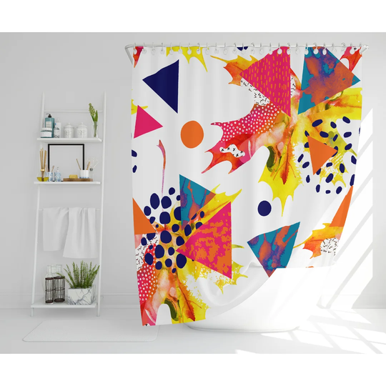 Fleenor Polyester Shower Curtain