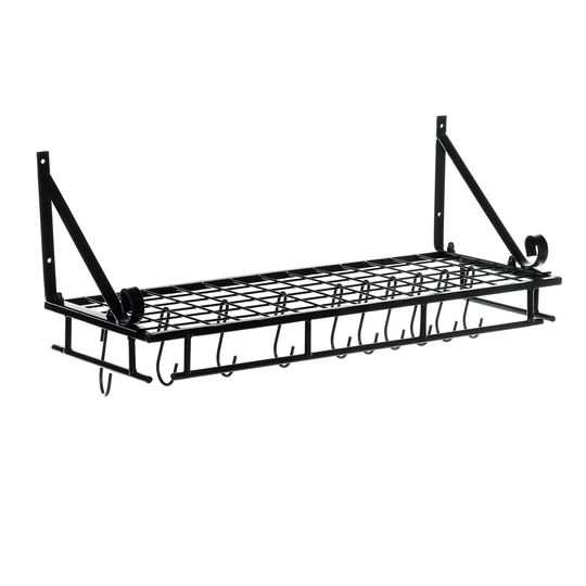 Kitchen Wall Mounted Pot Rack