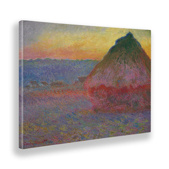 Claude Monet-Wheat sheaves-Horizontal