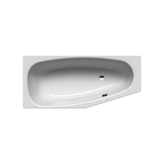 Mini bathtub on the right