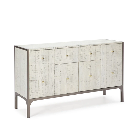 Wheatly 140" Wide 2 Drawer Spruce Solid Wood Sideboard