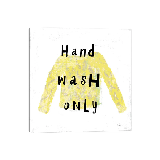 Laundry Rules IV by Sue Schlabach - Wrapped Canvas Graphic Art