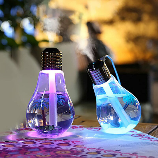 Perleraregb - Colorful Humidifier usb Air Humidifier Bulb Humidifier, Humidifier Bulb, Small Colorful Portable Ultrasonic Air Cleaner for Office
