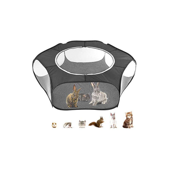 Dog Playpen, Betterlife Enclosure Cage with Breathable Mesh and Zipper, Large and Portable Outdoor Fence, Tent for Dog, Puppy, Cat, Rabbit, Tortoise,