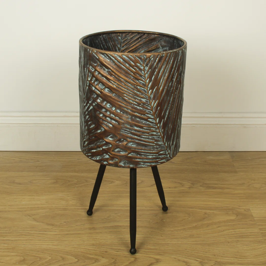 Foilage Planter, Verdigris