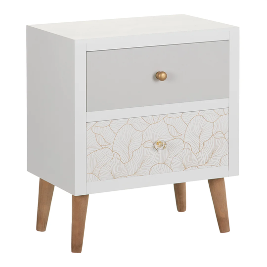 Rosalba Paulownia Wood Side Table