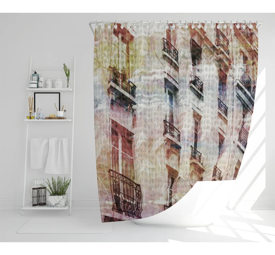 Dillie Polyester Shower Curtain Set