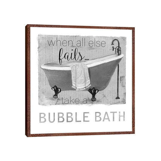Neutral Bubble Bath by Carol Robinson - Graphic Art Print on Canvas