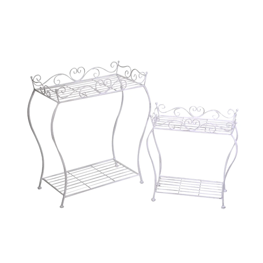 Coso 2 Pieces Plant Stand Set