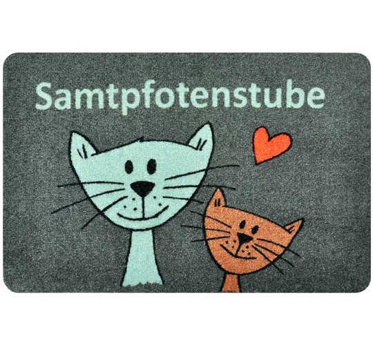 Meredith Cat Twins Doormat