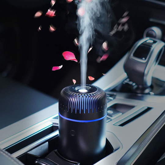 Ilovemilan - Car diffuser humidifier aromatherapy essential oil diffuser usb cold fog mini portable diffuser for car home office bedroom (black)