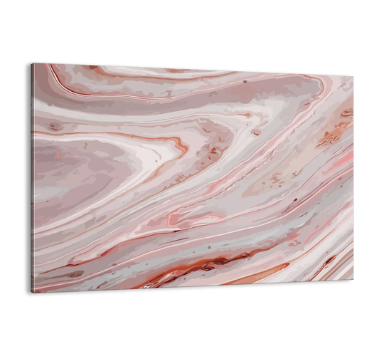 Liquid Pink - Unframed Graphic Art Print on Canvas