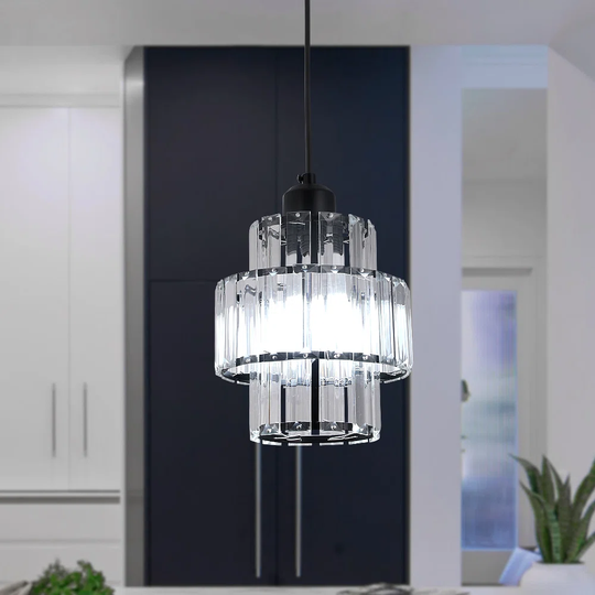 K9 Crystal Pendant Light Living Room Nordic Modern Chandeliers Decorative Led Ceiling Lamps Indoor Lighting Dining Room Fixtures
