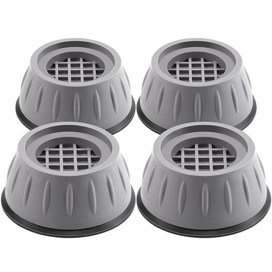 Anti Vibration Pads for Washing Machine 4 Pcs Shock and Noise Cancelling Washer Dryer Support Anti-Walk Foot Pads Anti Slip Fridge Bed Leveling Mat