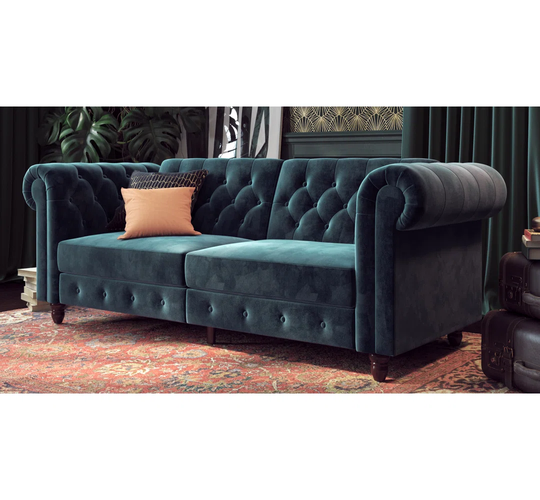 Dallas 3 Seater Chesterfield Sofa Bed