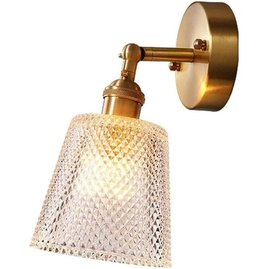 Modern Copper Glass Ball Wall Lamp Brass Wall Sconce for Restaurant Living Room Bathroom Mirror Headlights Bedside for Bedside Reading Living Room