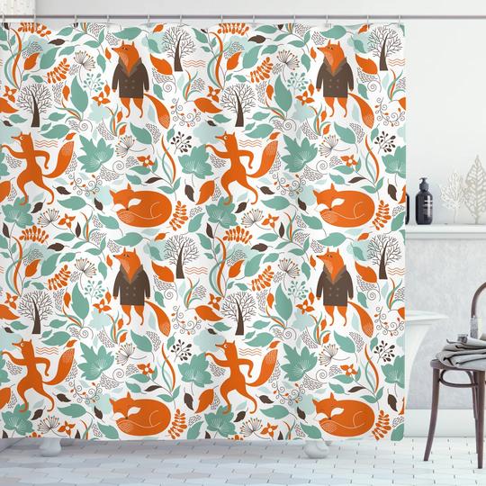 Blia 13 Piece Polyester Shower Curtain Set