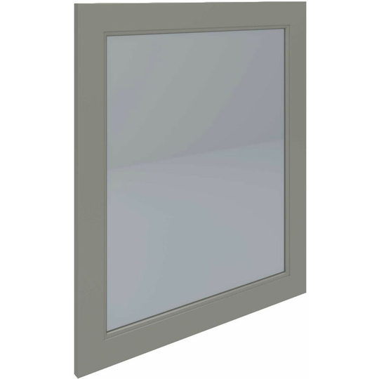 Rak Washington Framed Bathroom Mirror - 650mm h x 585mm w - Cappuccino