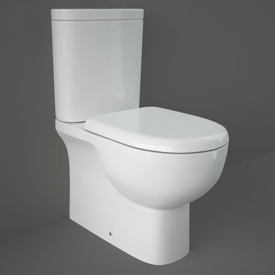 Rak Tonique Close Coupled btw Toilet with Soft Close Seat - White