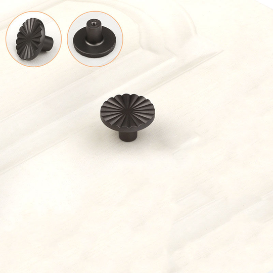 Zinc alloy round handle on the door handle of the small drawer cabinet cupboard door handle