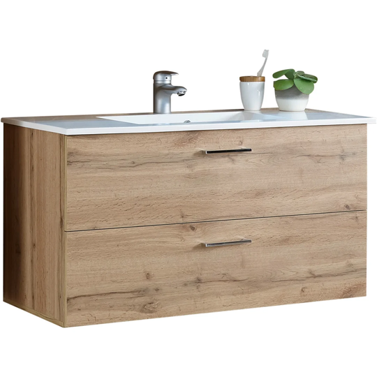 Throggs 99cm x 53cm Wall Mounted Under Sink Cabinet