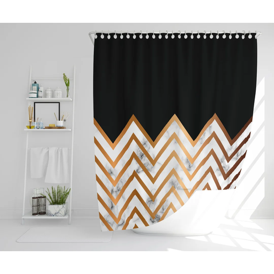 Knute Polyester Shower Curtain