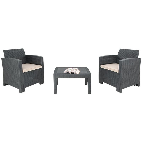 DR309 Bolero pp Wicker Armchair & Table Set - DR309
